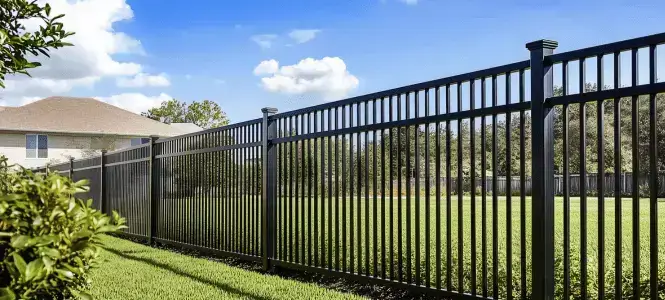 Aluminium Fence on a residential property in Bendigo.